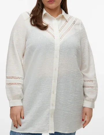Camasa Vero Moda Curve, alb