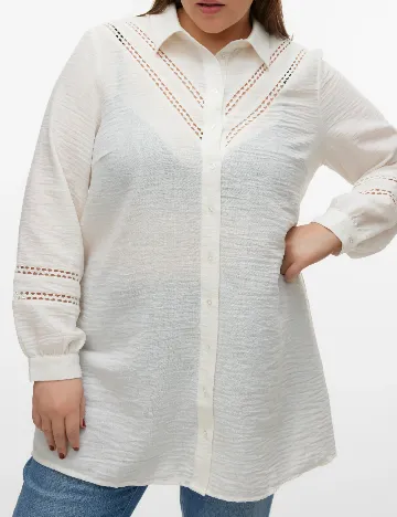 Camasa Vero Moda Curve, alb