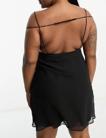 Rochie scurta ASOS Curve, negru