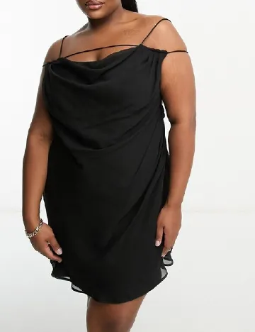 Rochie scurta ASOS Curve, negru