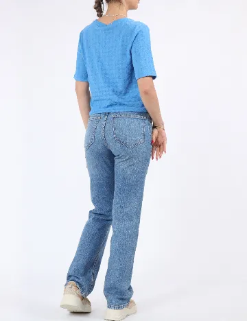 Tricou Pieces, albastru