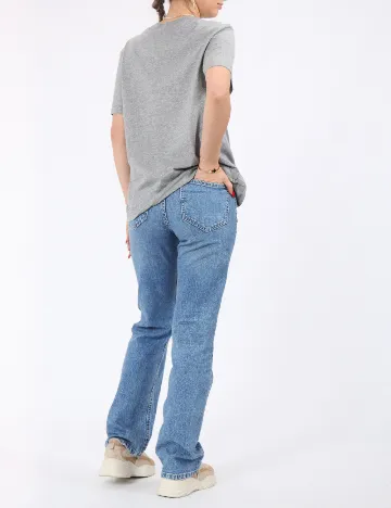 Tricou Pieces, gri