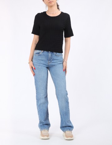 Tricou Pieces, negru