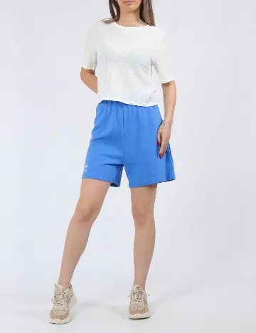 Tricou Pieces, alb