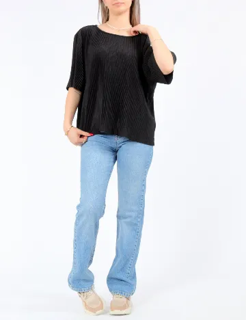 Bluza Pieces, negru Negru