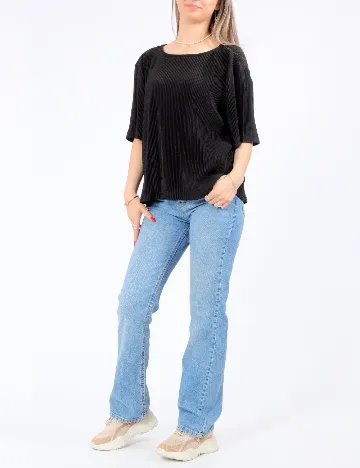 Bluza Pieces, negru Negru