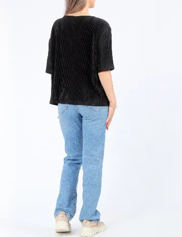 Bluza Pieces, negru Negru