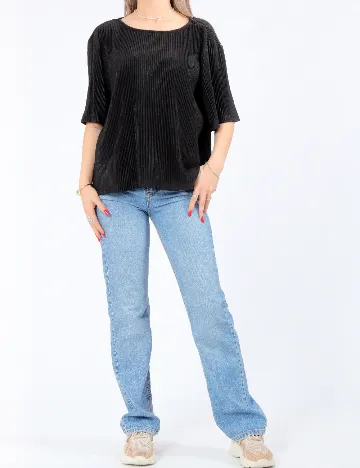 Bluza Pieces, negru Negru