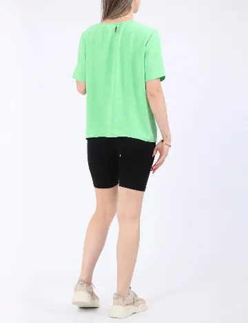 Tricou Pieces, verde