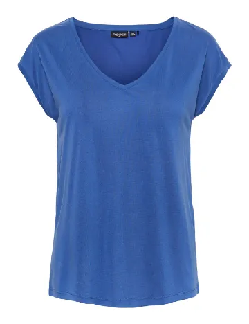 Tricou Pieces, albastru Albastru