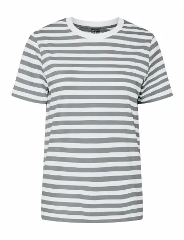 Tricou Pieces, gri Gri