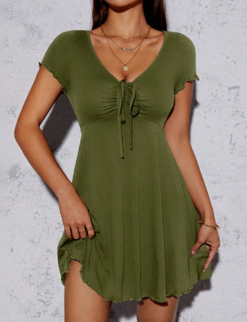 Rochie scurta SHEIN, verde