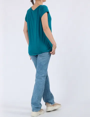 Tricou Pieces, albastru Albastru