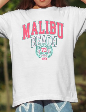 Tricou Pieces, alb