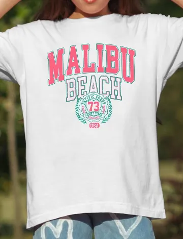 Tricou Pieces, alb