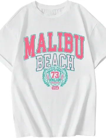 Tricou Pieces, alb
