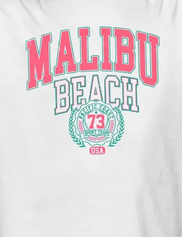 Tricou Pieces, alb