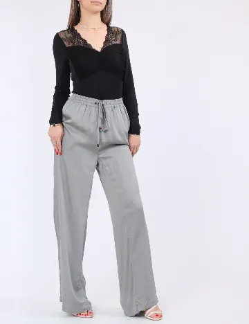 Bluza Pieces, negru Negru