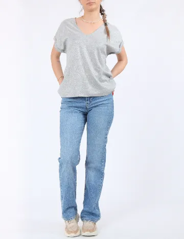 Bluza Vero Moda, argintiu