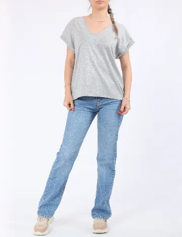 Bluza Vero Moda, argintiu