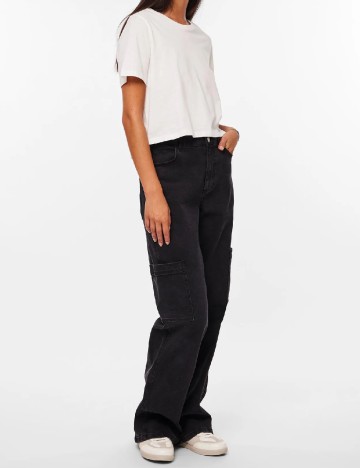 Tricou Pieces, alb