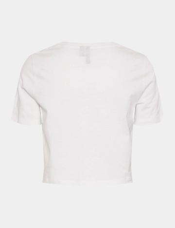 Tricou Pieces, alb