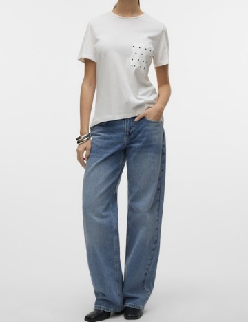 Tricou Vero Moda, alb