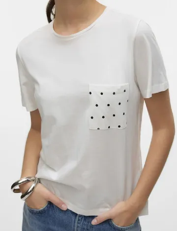 Tricou Vero Moda, alb