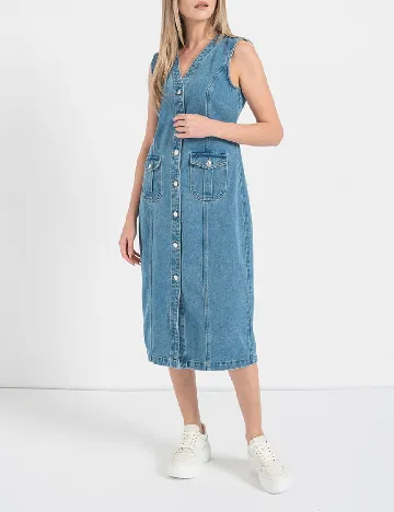 Rochie medie SHEIN, albastru