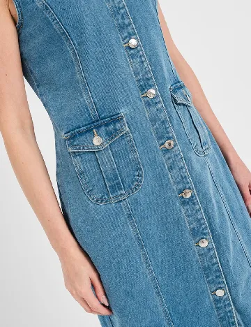 Rochie medie SHEIN, albastru