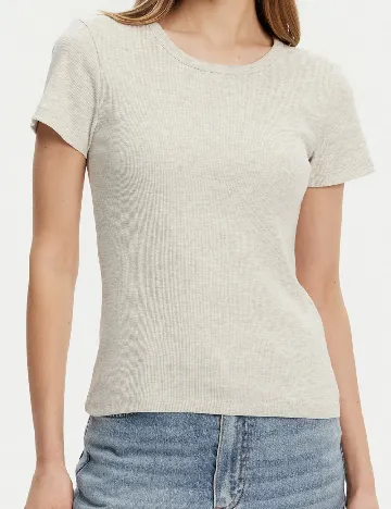 Tricou Pieces, gri