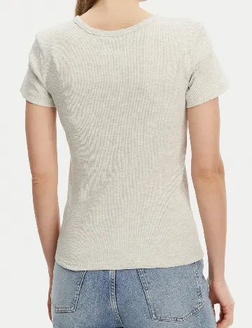 Tricou Pieces, gri