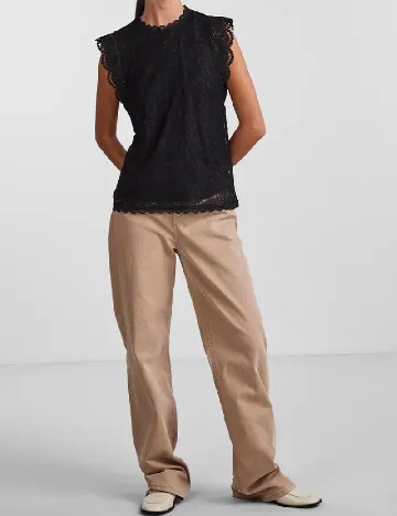 Bluza Pieces, negru