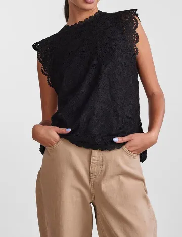 Bluza Pieces, negru