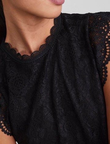 Bluza Pieces, negru