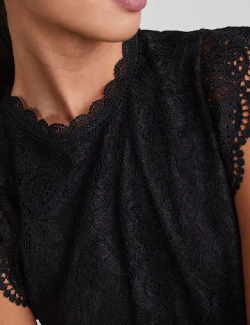 Bluza Pieces, negru