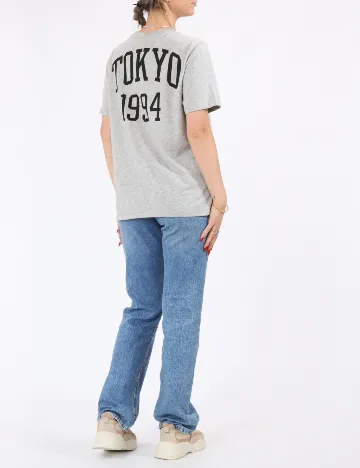 Tricou Pieces, gri