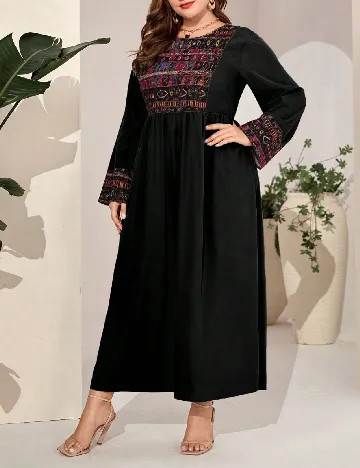 Rochie lunga SHEIN CURVE, negru