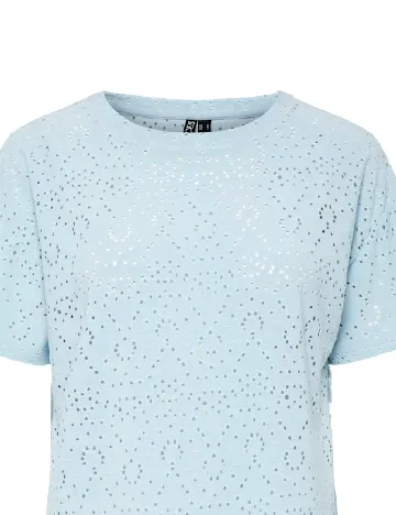 Tricou Pieces, bleu