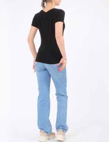 Tricou Pieces, negru