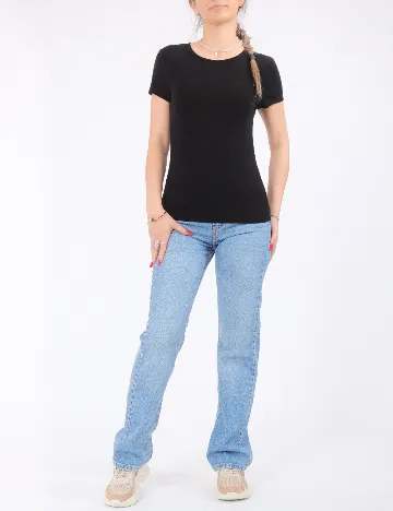 Tricou Pieces, negru