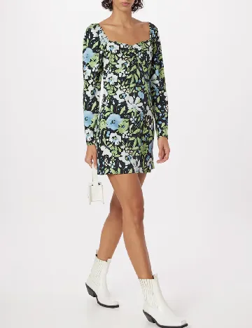 Rochie scurta Top Shop, floral print