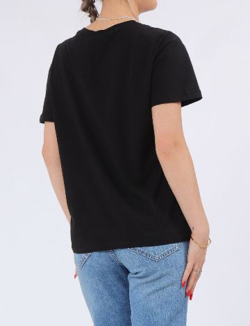 Tricou Pieces, negru