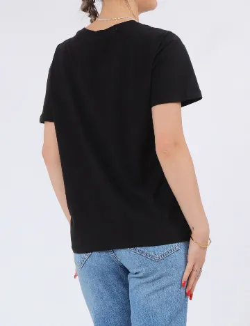Tricou Pieces, negru