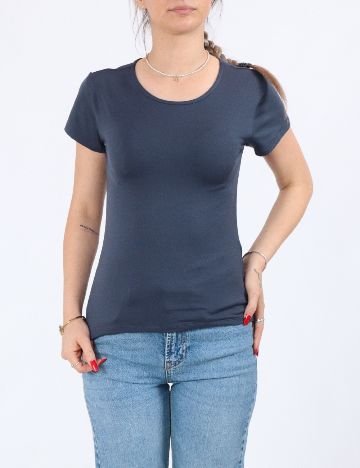 Tricou Pieces, albastru