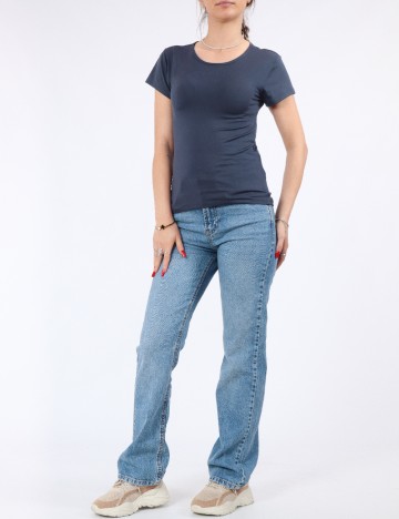 Tricou Pieces, albastru