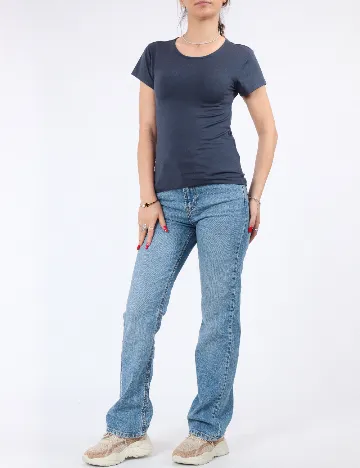 Tricou Pieces, albastru