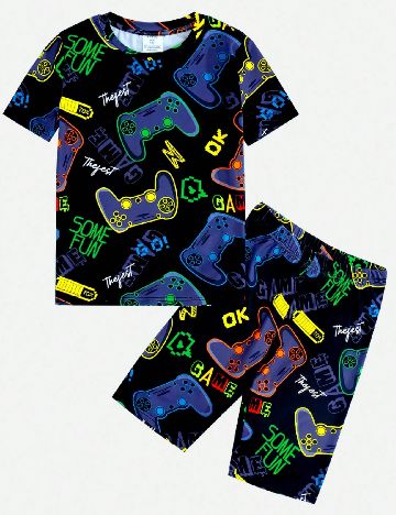 Pijama Shein Kids, negru
