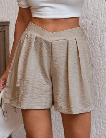 Pantaloni scurti SHEIN, bej