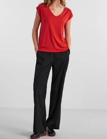 Tricou Pieces, rosu